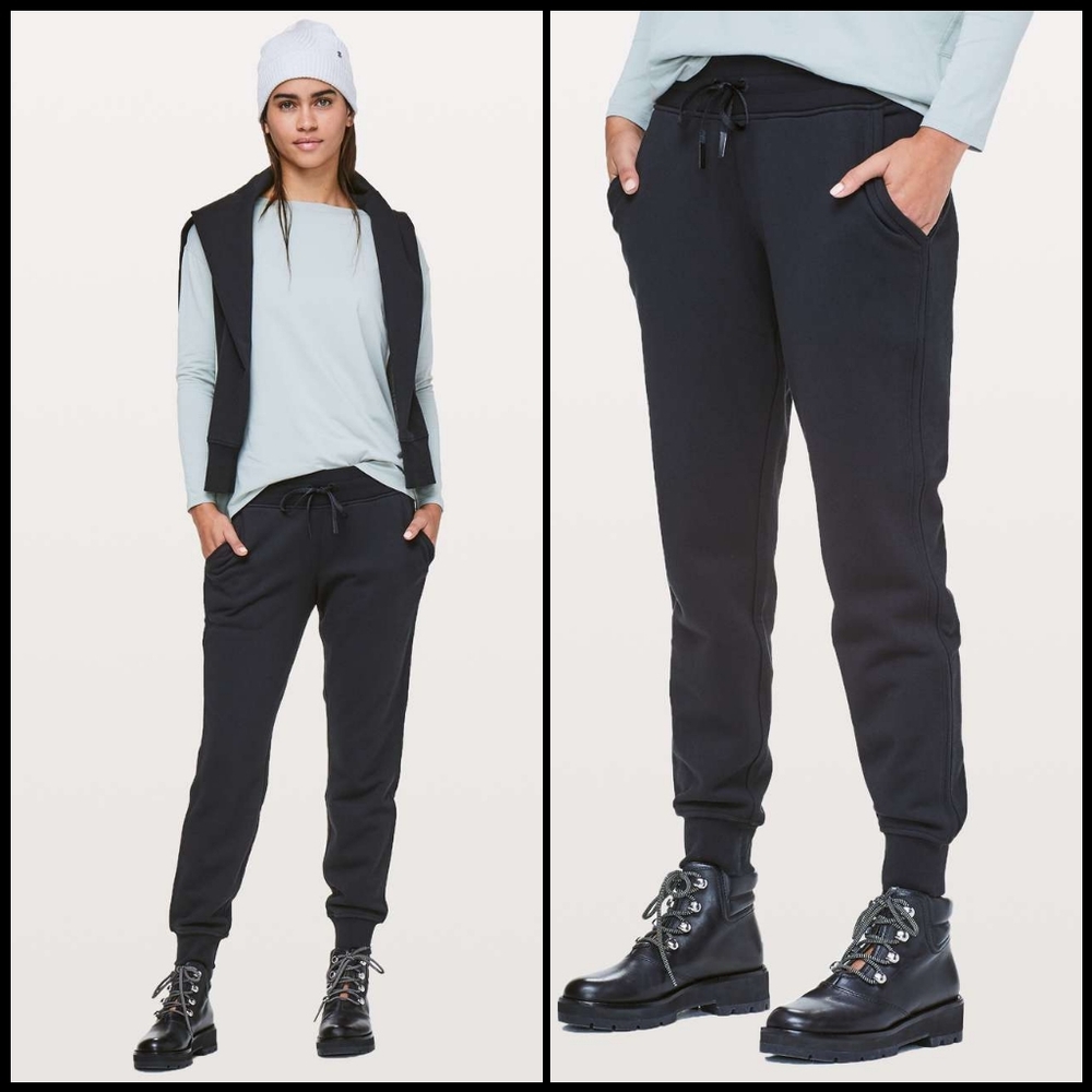 Lululemon Warm Down Jogger II 28" in Black